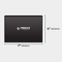Freeze Sleeve Flat Pack, 12" x 17", Black — for Cold Therapy and Pain Relief