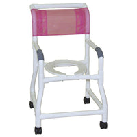 MJM 18" Shower Chair with Open Front Seat and Flared Base