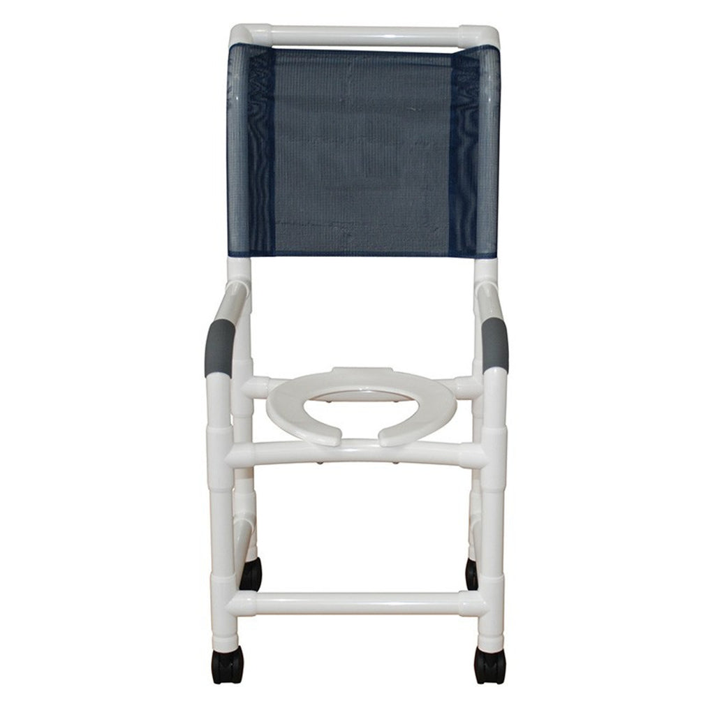 MJM 18" High Back Shower Chair, 300 lb Capacity