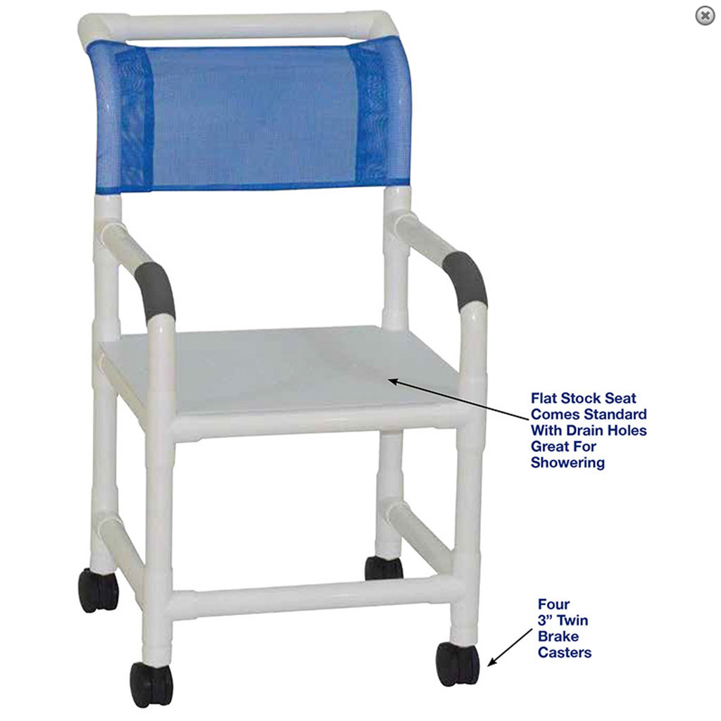 MJM 22" Shower Chair, 300 lb Capacity