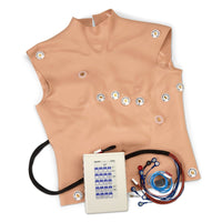 Heartsmart Simulaids 12-Lead Arrhythmia Simulator with Manikin Overlay - Physio - Large