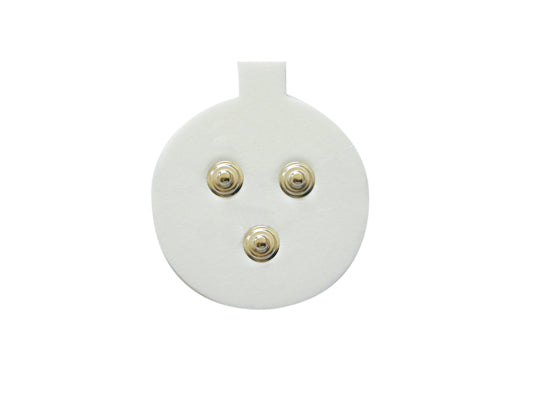 MyoTrac sEMG - triode electrodes only, 2 cm circle, case of 100 — for Biofeedback in Clinical and Institutional Care