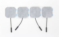 mTrigger Sensing Electrodes, Square 2" x 2", 50 Pouches (4 Electrodes per Pouch) — for Biofeedback in Clinical and Institutional Care