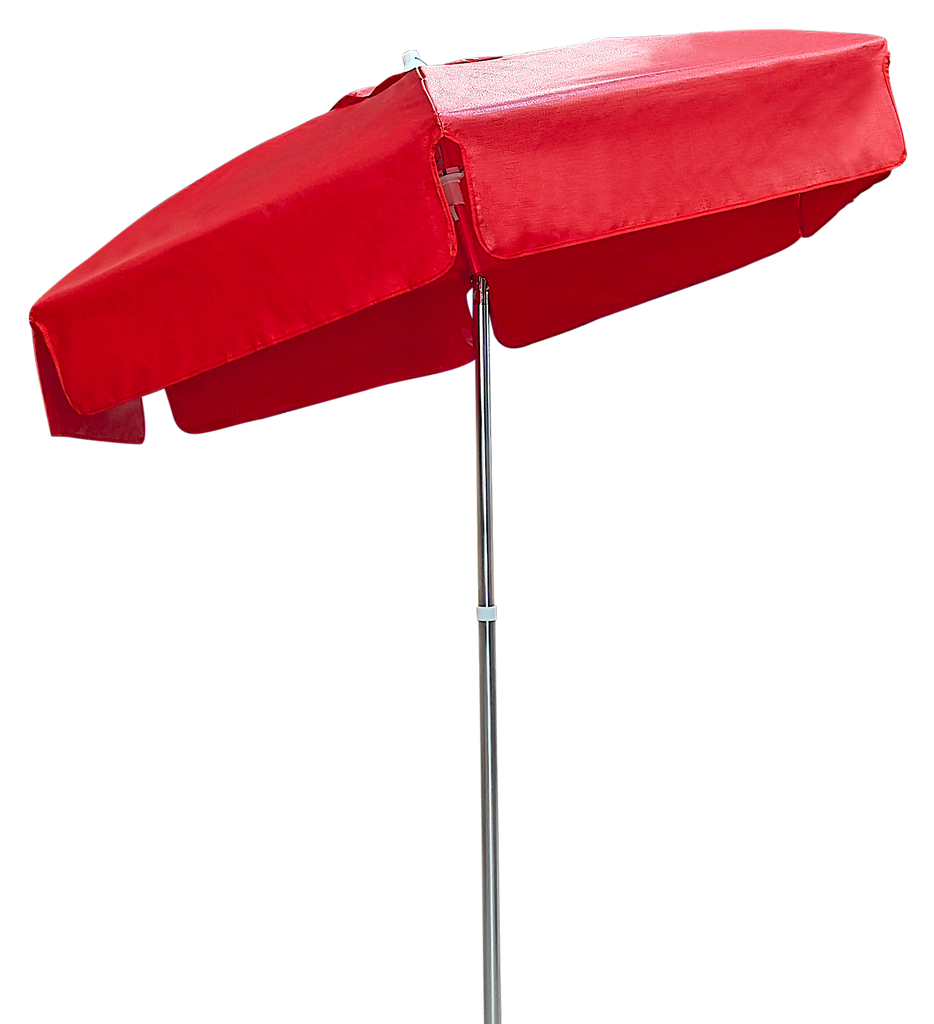 Kemp USA 12-010-RED 6' Viny Umbrella Solid Color