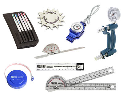 Baseline Hand Evaluation - 8-piece Set - Sensory Evaluators (Touch-Test) — for Strength in Clinical and Institutional Care