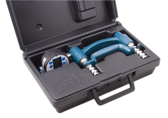 Baseline Trade-in USED Dynamometer for NEW Baseline Hydraulic Hand Dynamometer with Digital LCD Gauge - ER 300 lb Capacity — for Strength Testing and Evaluation