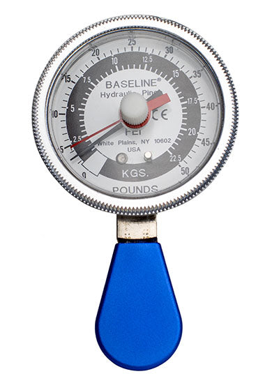 Baseline Pinch Gauge - Hydraulic - Standard - 50 lb Capacity - Reverse Facing Gauge — for Strength Testing and Evaluation
