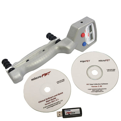 MicroFET HandGRIP digital grip strength dynamometer with clinic and data software — for Strength Testing and Evaluation