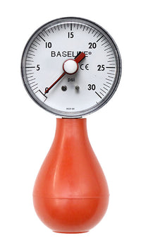 Baseline Dynamometer - Pneumatic Squeeze Bulb - 30 PSI Capacity, with reset — for Strength Testing and Evaluation