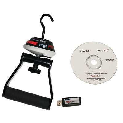 ErgoFET MMT handheld dynamometer with data collection software — for Strength Testing and Evaluation