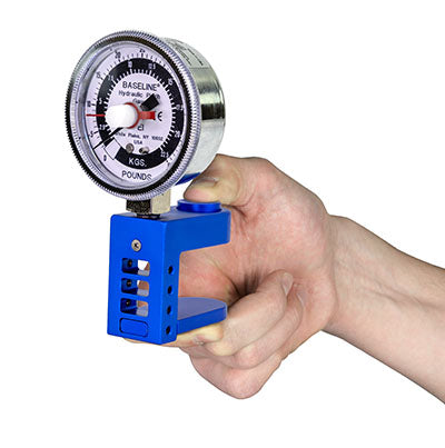 Baseline Pinch Gauge - Hydraulic - 5-level Pinch Feedback Mode - 50 lb Capacity — for Strength Testing and Evaluation