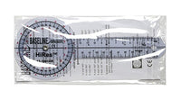 Baseline Plastic Goniometer - 360 Degree Head - 6 inch Arms — for Range-of-Motion Measurement