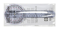 Baseline Plastic Goniometer - 360 Degree Head - 6 inch Arms — for Range-of-Motion Measurement