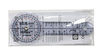 Baseline Plastic Goniometer - 360 Degree Head - 6 inch Arms — for Range-of-Motion Measurement