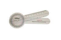 Baseline Plastic Goniometer - 360 Degree Head - 6 inch Arms — for Range-of-Motion Measurement