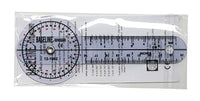 Baseline Plastic Goniometer - 360 Degree Head - 6 inch Arms — for Range-of-Motion Measurement