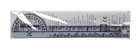 Baseline Plastic Goniometer - Pocket Style - HiRes 180 Degree Head - 6 inch Arms — for Range-of-Motion Measurement