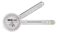 Baseline Plastic Absolute+Axis Goniometer - HiRes 360 Degree Head - 12 inch Arms — for Range-of-Motion Measurement