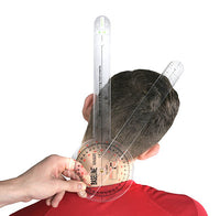Baseline Plastic Absolute+Axis Goniometer - HiRes 360 Degree Head - 12 inch Arms — for Range-of-Motion Measurement