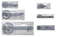Baseline Plastic Goniometer - 6-piece Set — for Range-of-Motion Measurement