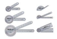 Baseline Plastic Goniometer - 6-piece Set — for Range-of-Motion Measurement