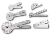 Baseline Plastic Goniometer - 6-piece Set — for Range-of-Motion Measurement