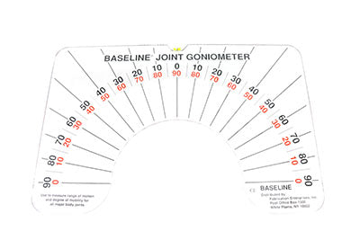 Baseline Large Joint Protractor — for Alignment in Clinical and Institutional Care