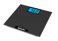 FEI Digital Glass Scale with Anti-Slip Tread and Backlight (440 lb/200 kg), 13" x 13" Platform — for Strength Training and Rehabilitation