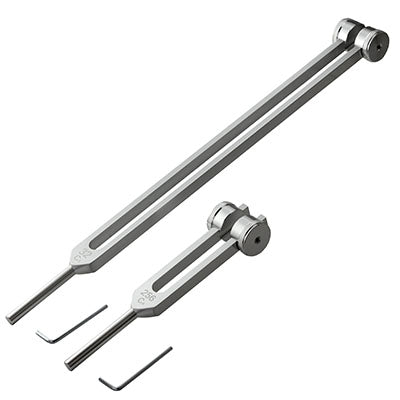 Baseline Tuning Fork, 2-piece sensory evaluation set (32 and 256 cps) — for Sensation in Clinical and Institutional Care