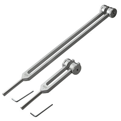 Baseline Tuning Fork, 2-piece sensory evaluation set (32 and 256 cps) — for Sensation in Clinical and Institutional Care