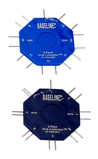 Baseline 2-point Disk-Criminator, 2 Disk Set, Metal Tips — for Sensation in Clinical and Institutional Care