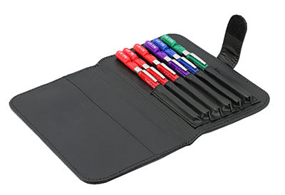 Baseline Fold-Up Monofilament, Evaluator Foot Set with Case (Set of 6: 2.83, 3.61, 4.31, 4.56, 5.07, 6.65) — for Sensation in Clinical and Institutional Care