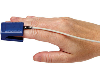 Nonin PureLight Reusable Pulseoximetry Sensor - Adult Fingerclip — for Oxygen Saturation Monitoring