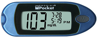 Prodigy Pocket Blood Glucose Monitoring System, Blue — for Medical Essentials in Clinical and Institutional Care