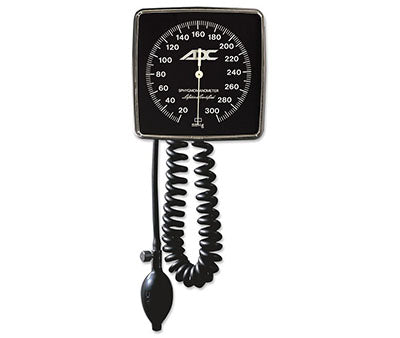 ADC Sphygmomanometer - Wall Mount - Aneroid Type with Adult Cuff — for Blood Pressure Monitoring