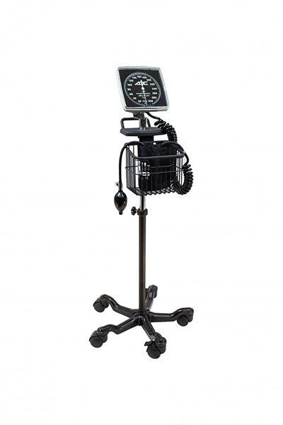 ADC Sphygmomanometer - Mobile Floor - Aneroid Type with Adult Cuff — for Blood Pressure Monitoring