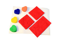 Allen Diagnostic Module Canvas Placemats, Pack of 6 — for Exercise and Therapy Floor Work