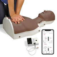 3B Scientific Basic Billy+ CPR Simulator, Dark Skin Tone — for Medical Simulators in Clinical and Institutional Care