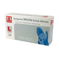 FEI Nitrile Exam Gloves, Latex-Free, Blue, Each (100 pieces per box) — for PPE in Clinical and Institutional Care