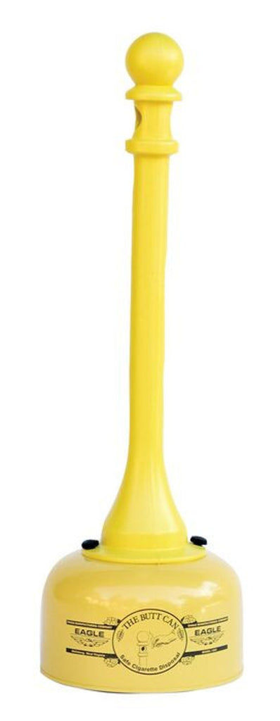 Justrite 1202 Metal Poly Butt Can, 2 Gallon Smoking Receptacles
