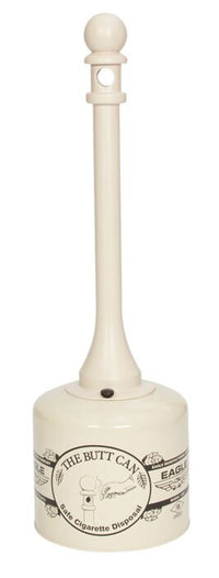 Justrite 1202 Metal Poly Butt Can, 2 Gallon Smoking Receptacles