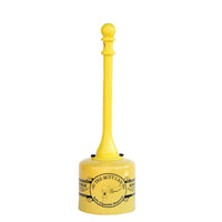 Justrite 1202 Metal Poly Butt Can, 2 Gallon Smoking Receptacles