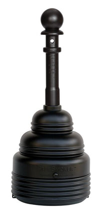 Justrite 1206GRAY 5 Quart Outdoor Ashtray, SafeSmoker™ Smoking Receptacles