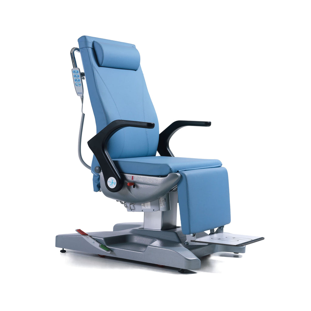 Nitrocare LIVIA 902 Motorized ENT Medical Exam Chair with Adjustable Headrest and Foot Control