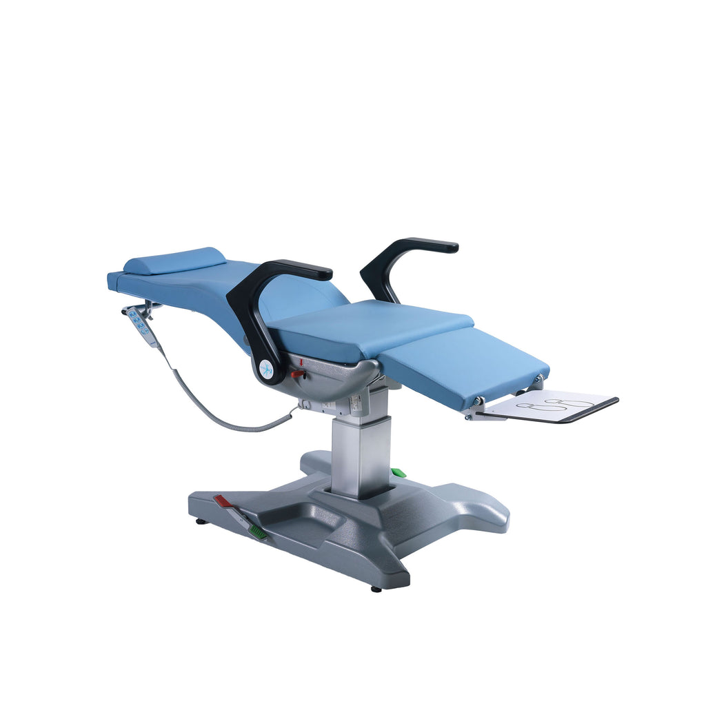 Nitrocare LIVIA 902 Motorized ENT Medical Exam Chair with Adjustable Headrest and Foot Control