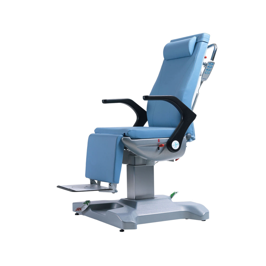 Nitrocare LIVIA 902 Motorized ENT Medical Exam Chair with Adjustable Headrest and Foot Control