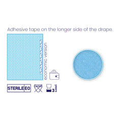 SUBMED Economical Side-Adhesive Surgical Drapes (2-Layer)