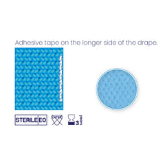 SUBMED Heavy-Duty 3-Layer Side-Adhesive Drapes