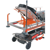 Nitrocare Breeze SD15 Transport Hospital Stretcher with Hydraulic Lift and 5th-Wheel Steering