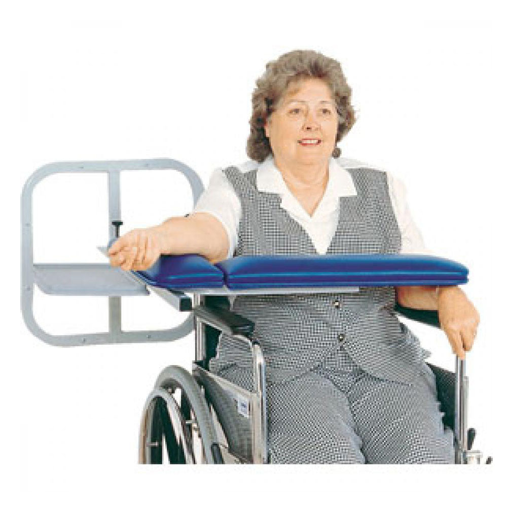 MedCare Wall-Mounted Wheelchair Station – Facility Space Optimization & Storage Rack